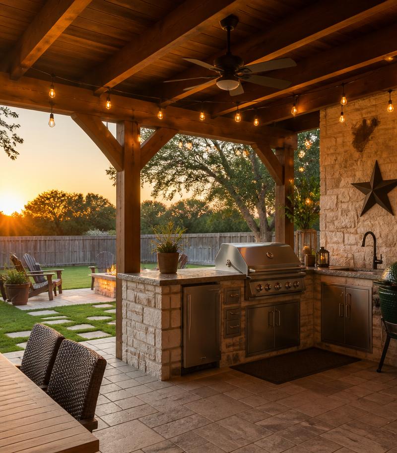 Patios & Outdoor Kitchens built by Horsefly in Victoria, TX